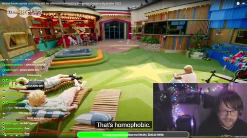 Beardson reacts to Mickey Rourke on celebrity big brother