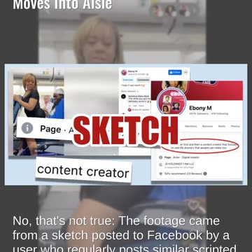 Fact Check: FAKE Video Shows Man Smacking Airline Passenger as She Moves Into Aisle