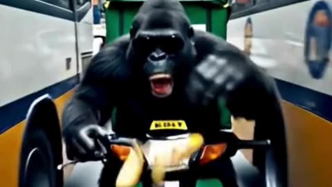 POV Gorilla Drives Bolt in Bangkok 🛵
