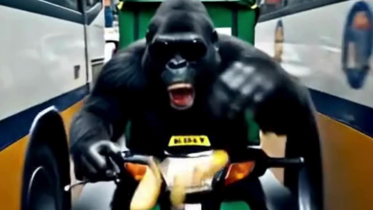 POV Gorilla Drives Bolt in Bangkok 🛵