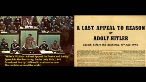 When Hitler Dropped Peace Leaflets, Churchill Dropped Bombs