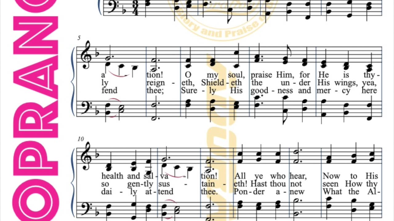 SDA Hymn 001 - Praise to the Lord - Soprano