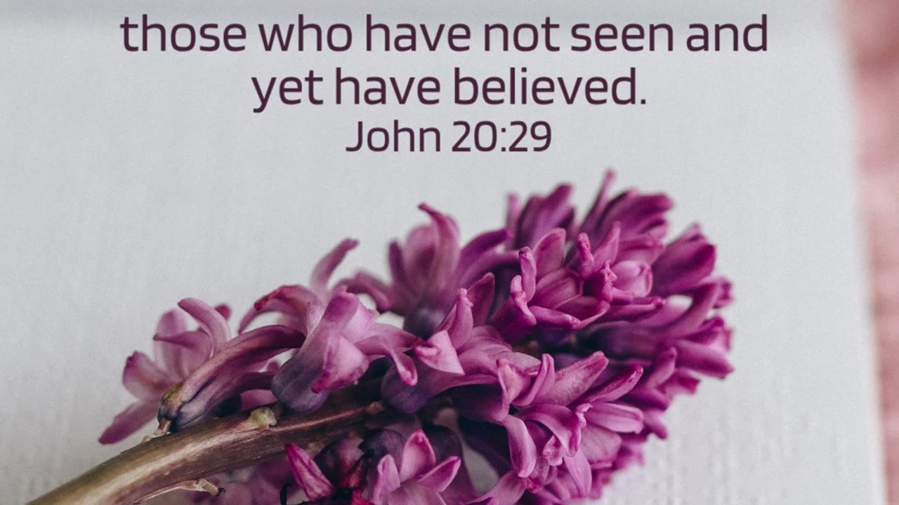 Blessed are those who believe