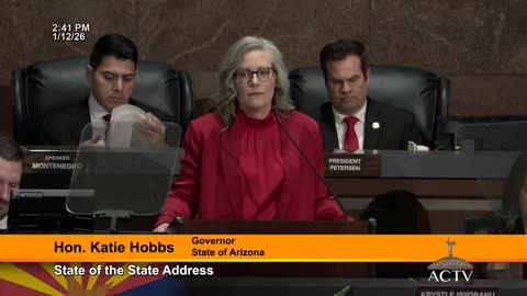 Arizona 01/12/2026 - State of the State Address