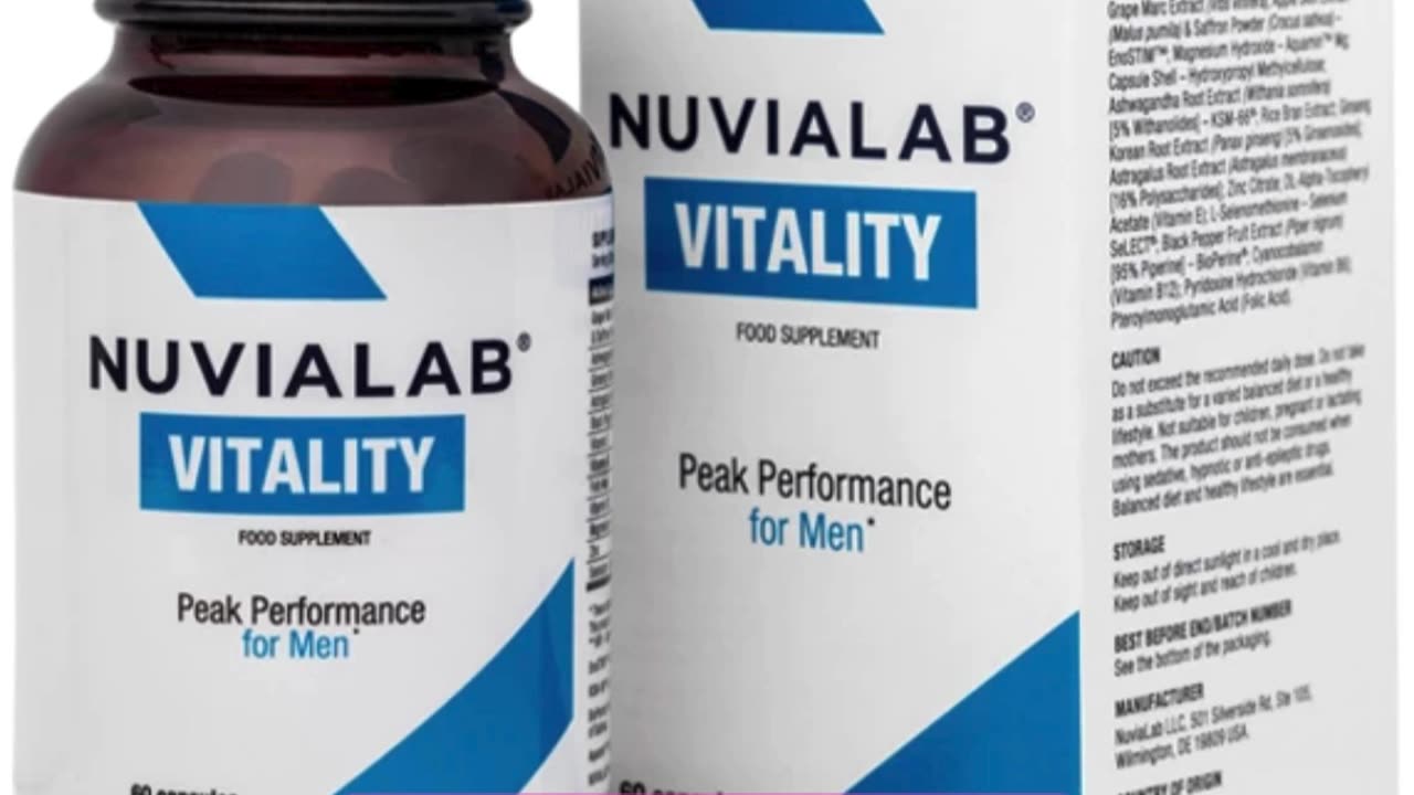 NUVIALAB VITALITY – recupere a sua vitalidade!