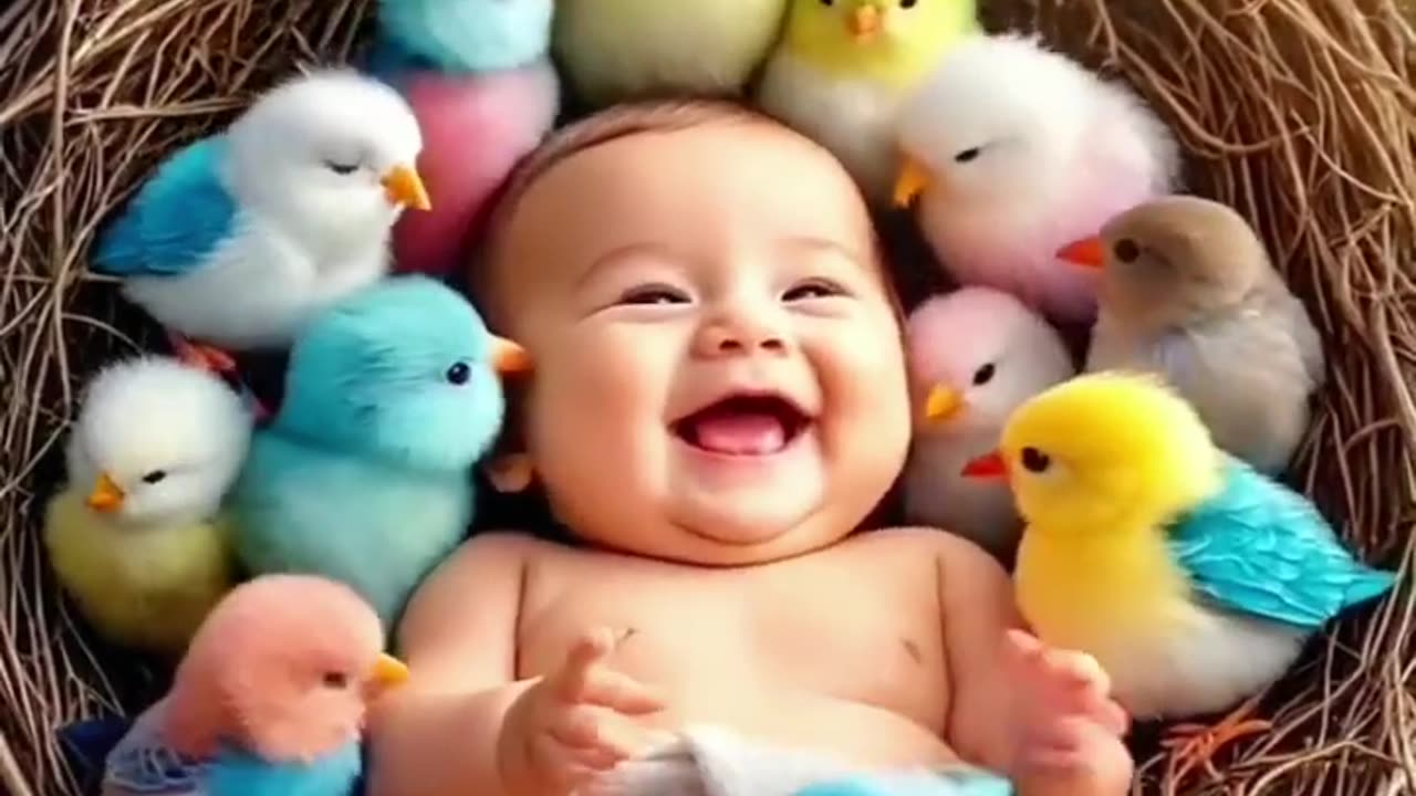 Baby ai with chick's