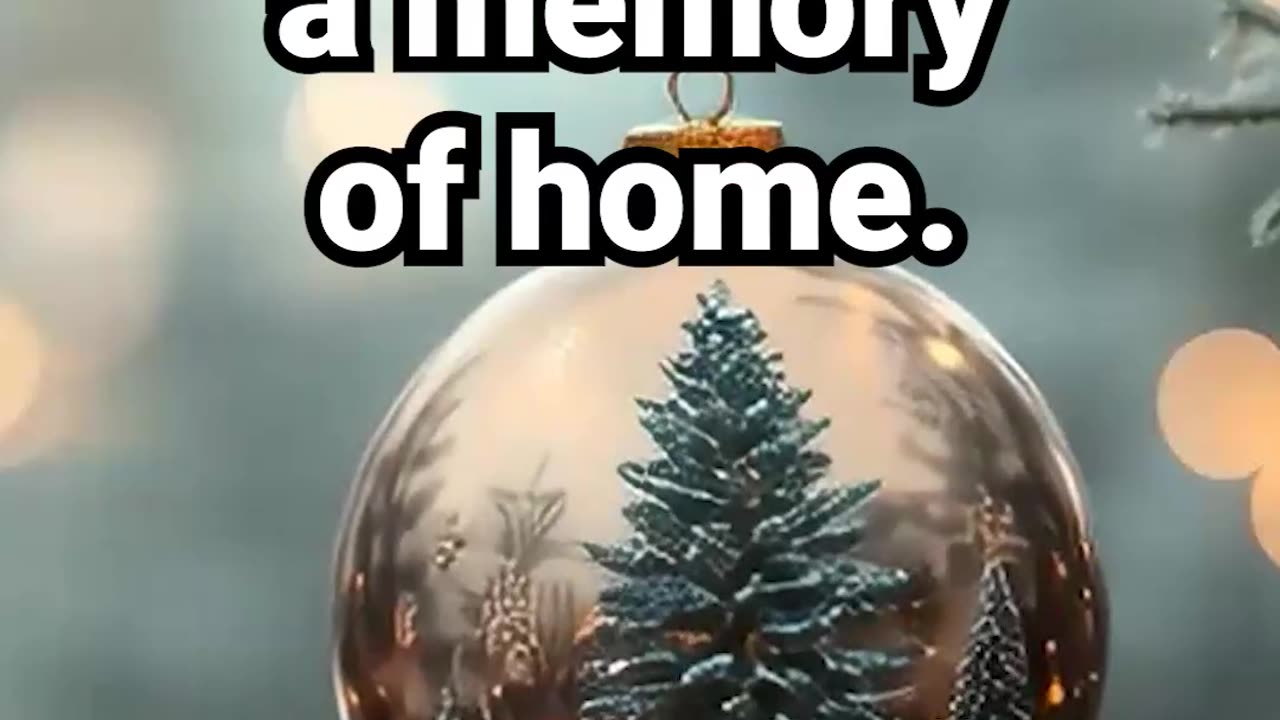 Every sparkle carries a memory of home #holidayambience #christmasvibes #winterambience