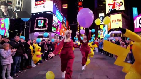 Outtake #3,130 Of Multiple Pikachu The Pokemon In A Parade Around Times Square New York Fake Funny