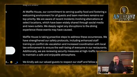 Anthony Cumia (Waffle House,Nigger Tier Shit Place)