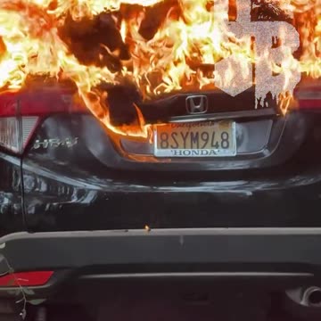 Another “Climate change” induced car fire @ Gavin’s Lawless California 🙄