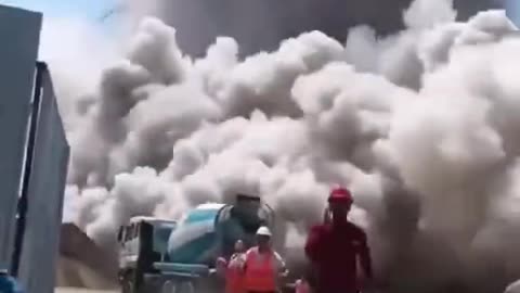 Earthquake in Bangkok, Thailand
