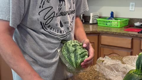 Pumpkin With a Gorilla Face Mold