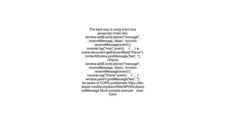 how to pass data to variables in iframe