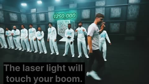The laser light will touch your boom.