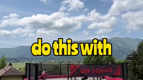 Jumping Back to Childhood Memories: Trampoline Fun with Friends! 🤸‍♀️🎉 #ChildhoodRewind