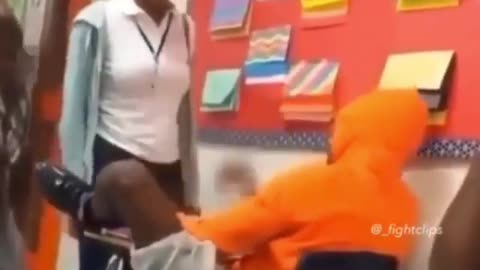 Girl Gets A Taste Of Her Own Medicine For Harassing A Boy In Class