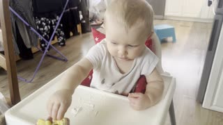 Baby Kayla Helps Mommy Bake Cookies — Playing With the Dough! 🍪💛
