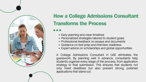From Last-Minute Panic to Well-Planned Success with College Admissions Consultant in UAE