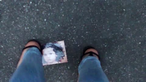 Daughter's Picture Gets Trampled - Candid