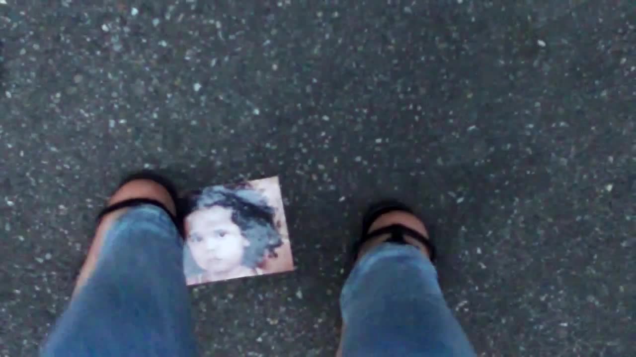 Daughter's Picture Gets Trampled - Candid
