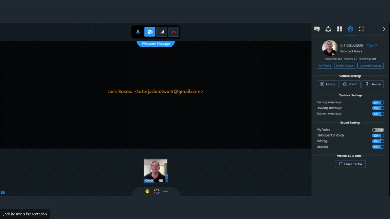 Jack Bosma tutorjacknetwork@gmail.com