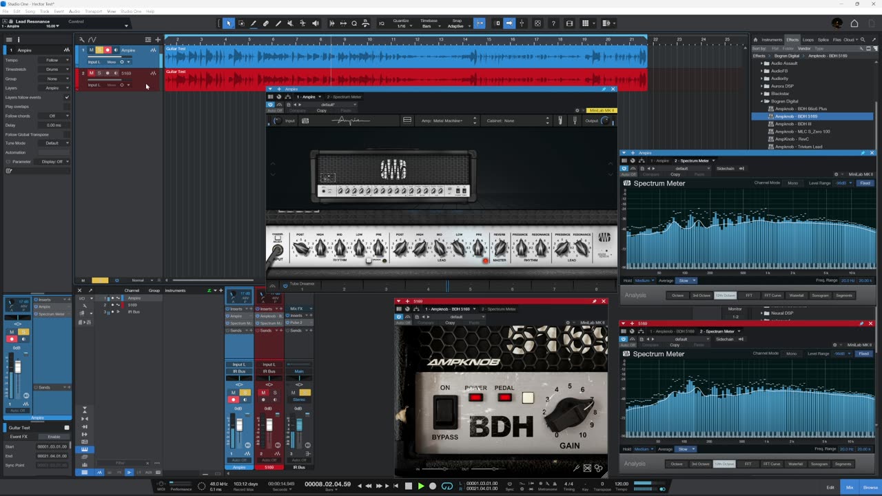 Tone Test Ampire 5150 vs Bogren 5169