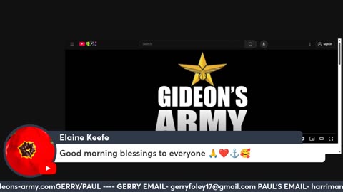 GIDEONS ARMY LIVE 5/22/25 @ 930 AM THURSDAY