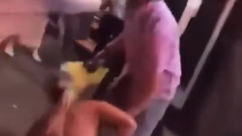 Black attacks White woman