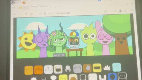 Sprunki Game on an IBM SurePOS 784 from Winn-Dixie