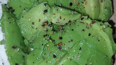 Avocado and Quark on a Wheat Bread #avocado #quark #bread #breakfast