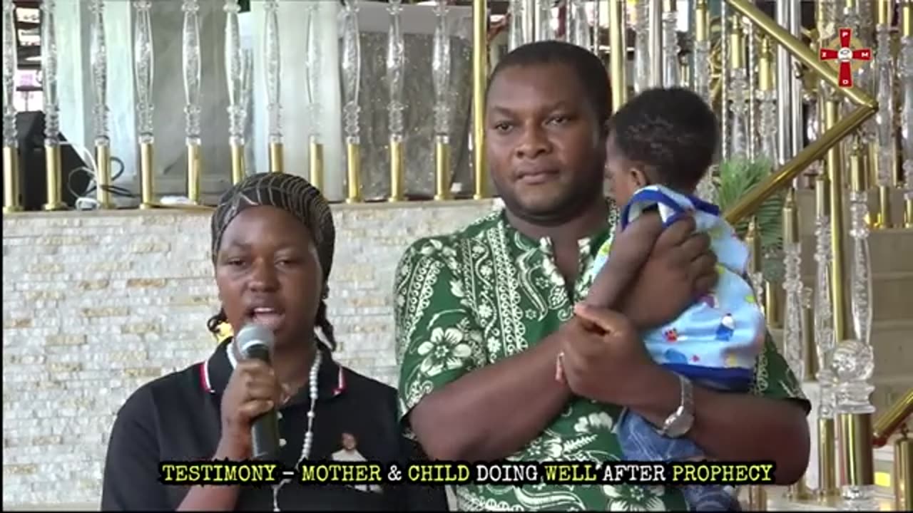 Complications during pregnancy averted through prophecy. Mother and Child doing just fine.