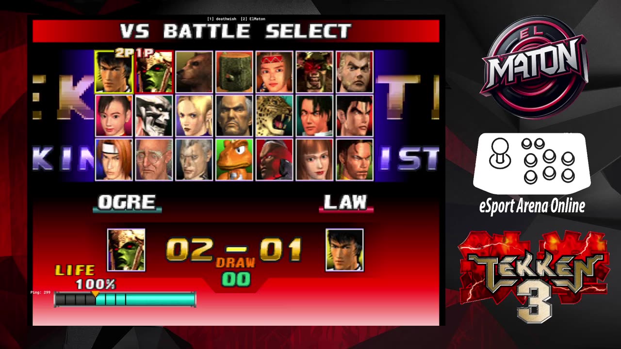 Tekken 3 • Luchas en linea • "DeadWish" vs "ElMaton" • #casualplay #onlineplay #vs /2025/05/25)