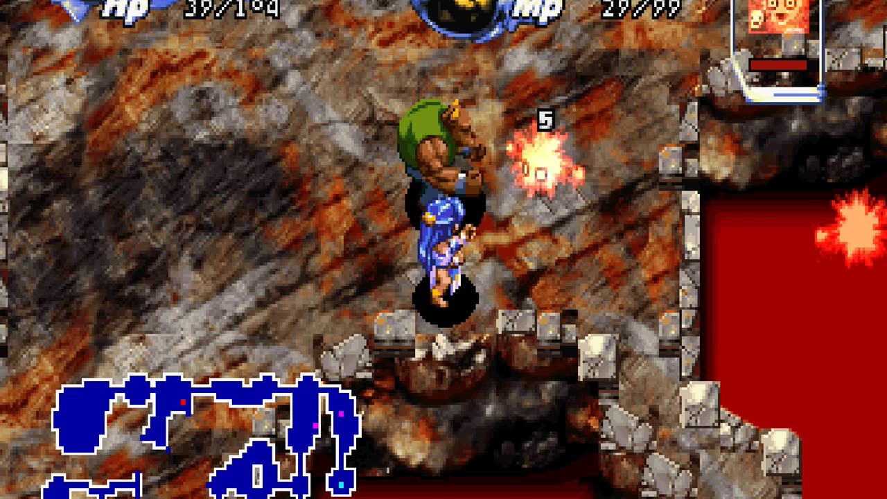 Lets play Waku Waku Puyo Puyo Dungeon English (Sat) P12 Rulue fire dungeon 1