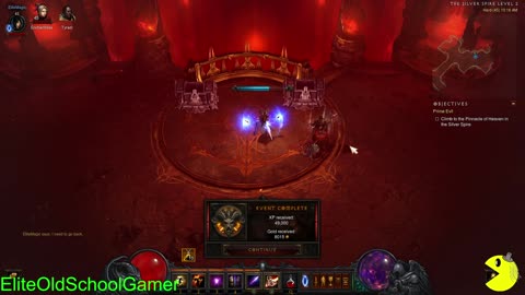 Diablo 3 - Sorceress Walk-through - Act III - Level 44-46 - Kill Diablo + End Credits - June 2025