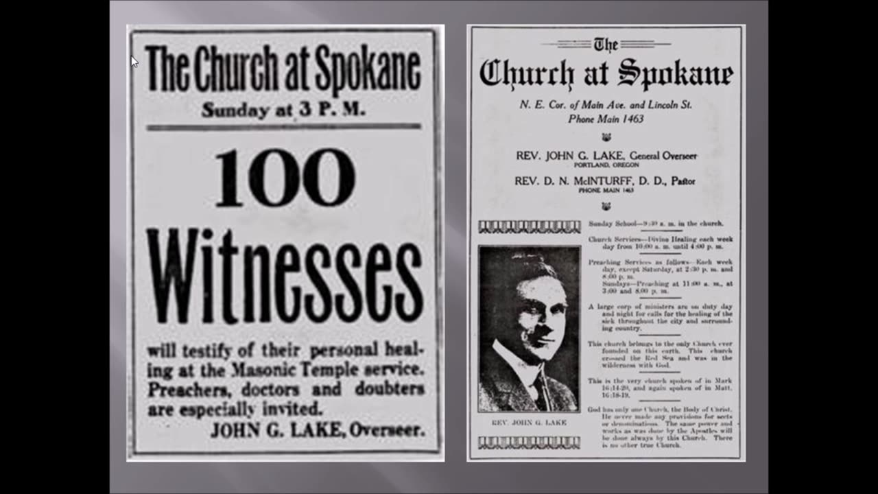 John G. Lake Reverend Osborn 1917