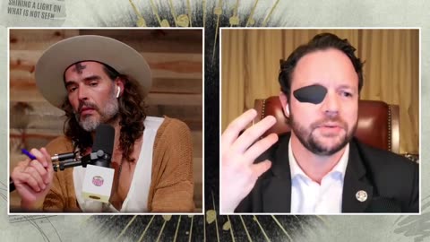 Crenshaw tells Russell Brand about him and Tucker's beef.