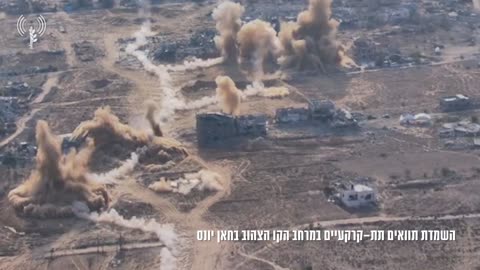 The army publishes footage showing the demolition of Hamas tunnels on the Israeli