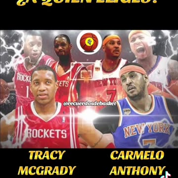 TRACY MCGRADY VS CARMELO ANTHONY