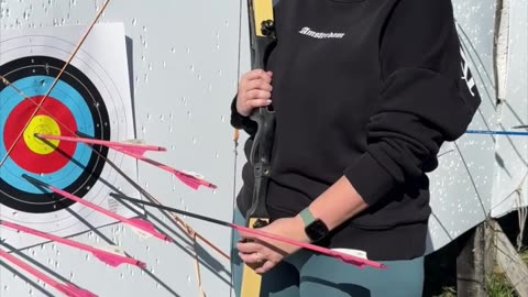 Archery 🎯 First time. First set.