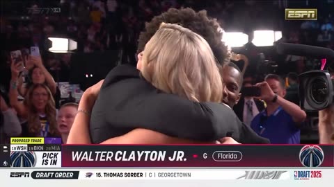 Walter Clayton Jr. is headed to the Utah Jazz after the Wizards traded pick #18