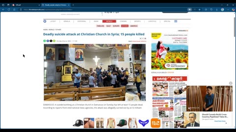 Church in Syria attacked by Muslim terrorist