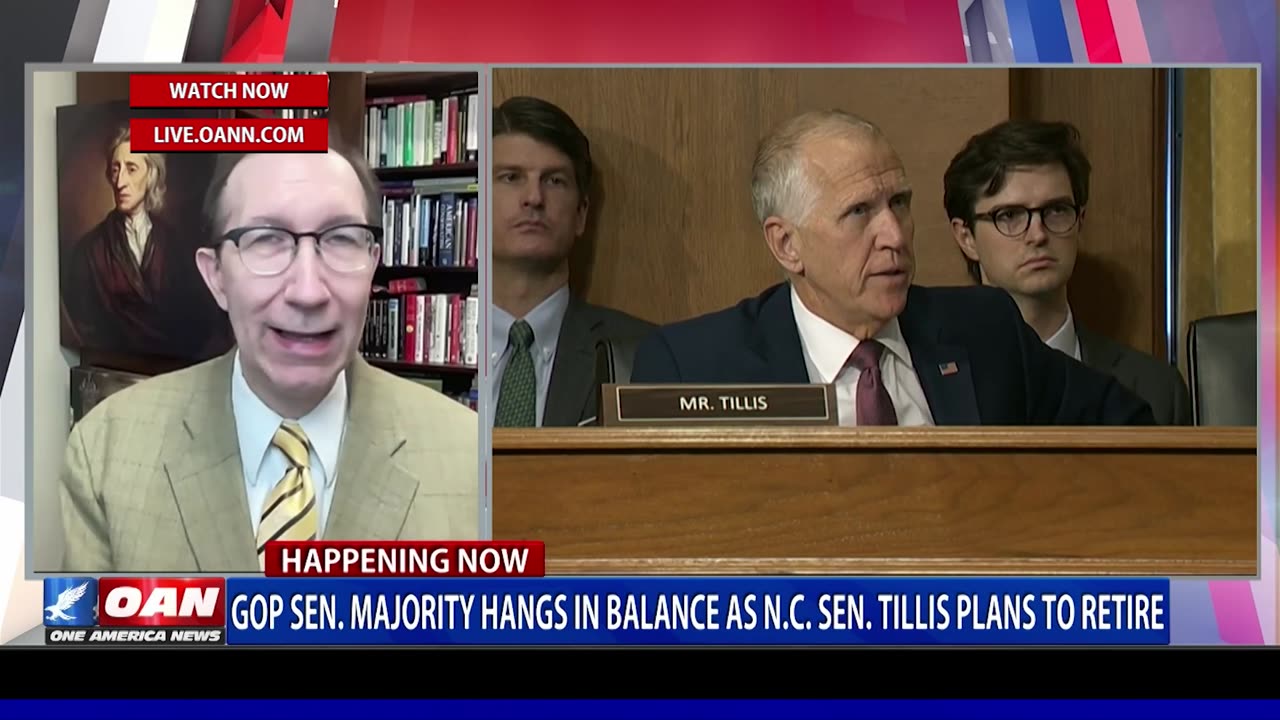North Carolina's GOP Senate Majority hangs in balance as Senator Thom Tillis plans to retire