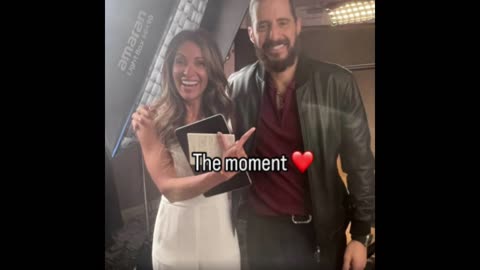 Jonathan Roumie reunites with Sangita Patel one year after the viral video about dinning with Jesus