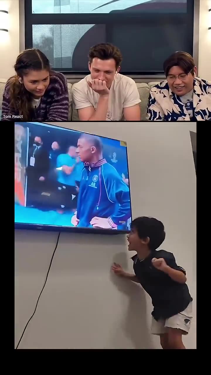 Tom Holland Viral Video 🤣🔥 #tomholland​ #funny​ #trynottolaugh​ #reaction​