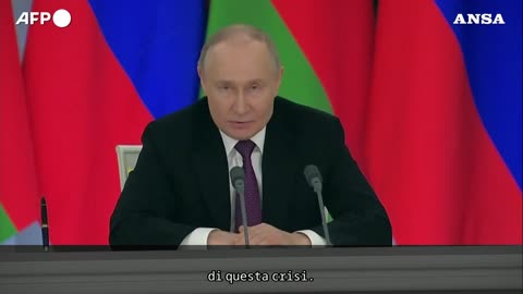 NOTIZIE DAL MONDO Putin; 'Una tregua deve portare a una pace di lungo termine' Il presidente russo Vladimir Putin: "Ci sono questioni su cui discutere, vorrei farlo con Donald Trump"