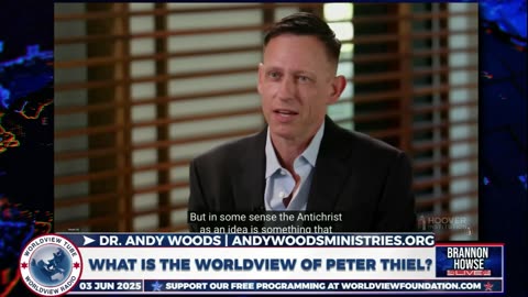 Hear Peter Thiele make shocking comments about the antichrist, Armageddon and a third way & Historian Mike Church on the real reasons for the Civil War