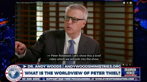 Hear Peter Thiele make shocking comments about the antichrist, Armageddon and a third way & Historian Mike Church on the real reasons for the Civil War