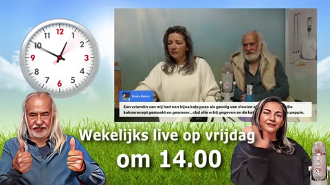 Ieder vrijdag om 14.00 zijn we live!