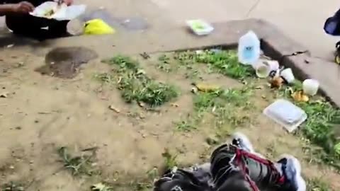 A Minute of American Life in Any Major City Center