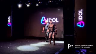 Russia's first AI robot falls face down on stage during debut appearance